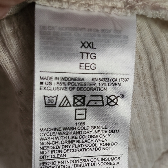 Old Navy Cream Square Neck Blouse with Lace Trim - Picture 6 of 9